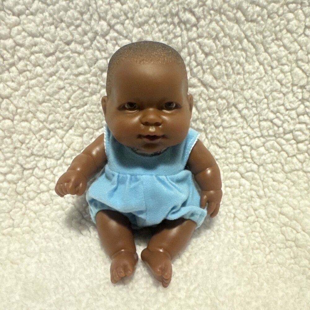 Berenguer African American Baby Doll Chubby Lots To Love Realistic 9”